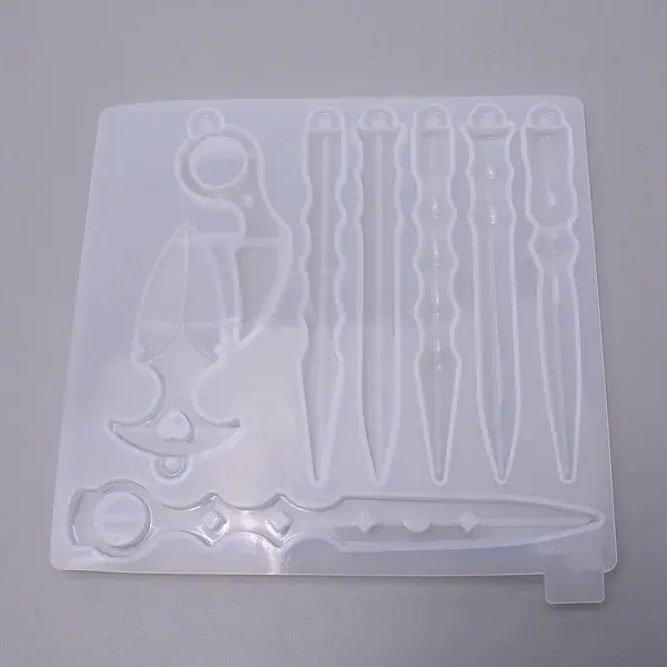 DIY Keychain Silicone Pendant Molds