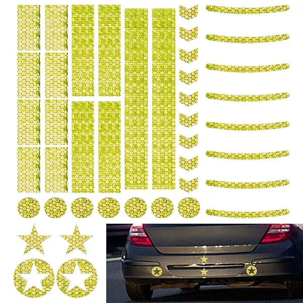 Waterproof PET Plastic Reflective Stickers
