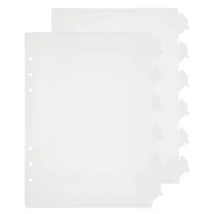Dolphin PP Binders Index Divider Sheets