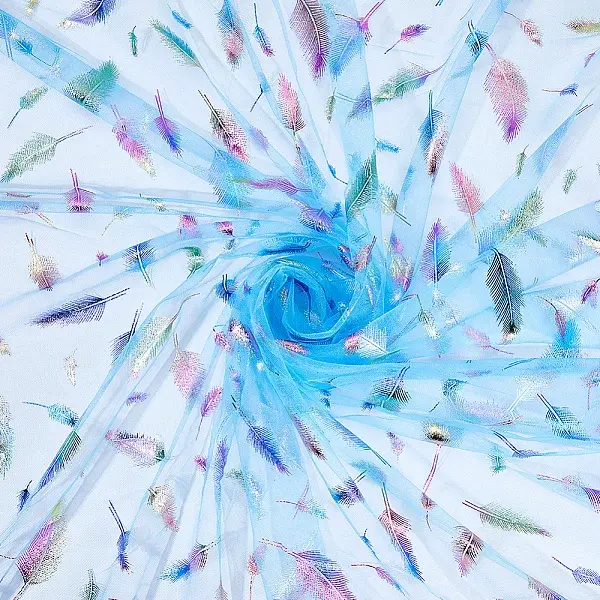 Feather Pattern Nylon Fabric