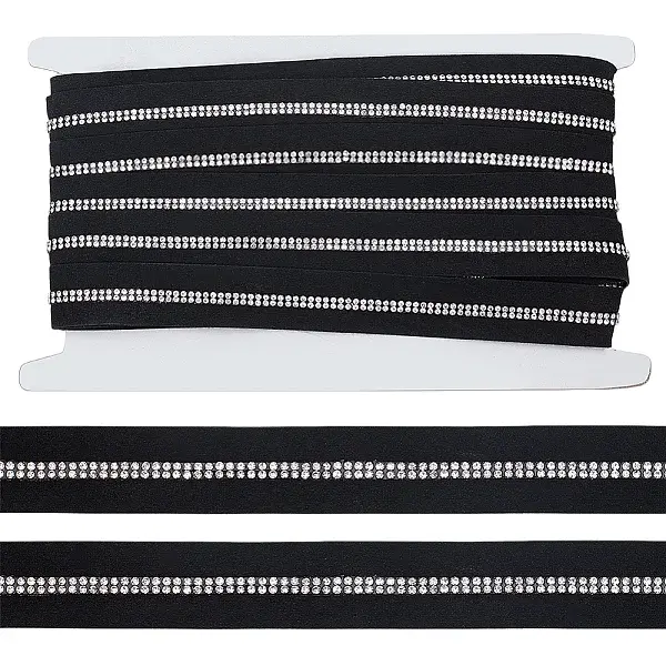 10 Yards Cloth Rhinestone Ribbon
