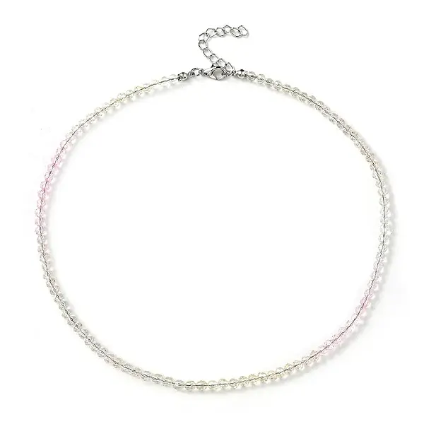Bling Glass Round Beaded Necklace for Women