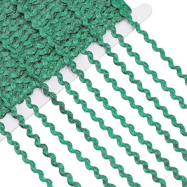 3 Rolls Polyester Ric Rac Trim