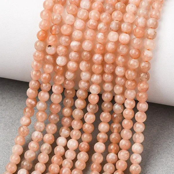 Natural Sunstone Beads Strands