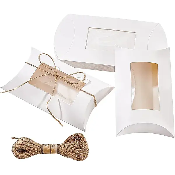 20Pcs Paper Pillow Boxes