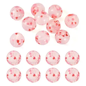 10Pcs Round Food Grade Eco-Friendly Silicone Beads