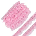 20M Double Satin Lace Edge Trim Organza Lace Ribbon