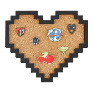 Wall Mounted Brooch Jewelry Display Cork Tray
