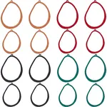 16Pcs 8 Style Spray Painted Alloy Pendants