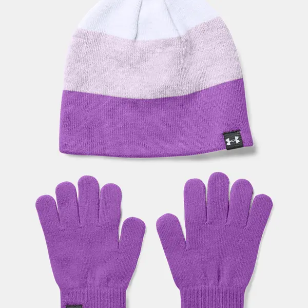 Under Armour Čepice G Beanie Glove Combo-PPL - Holky