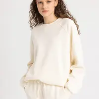 DEFACTO Oversize Fit Crew Neck Thick Basic Sweatshirt