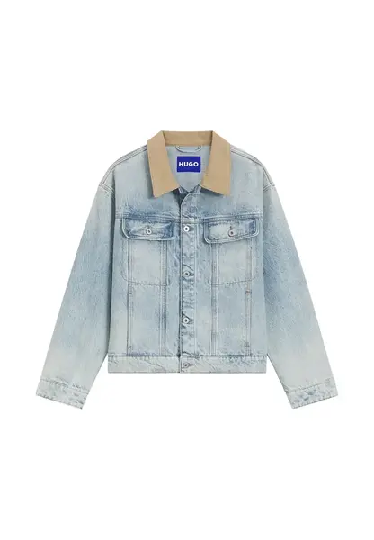 HUGO Prechodná bunda 'Erlo'  modrá denim