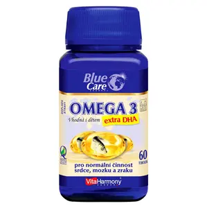 VITAHARMONY Omega 3 extra DHA - vhodná i dětem 60 tobolek