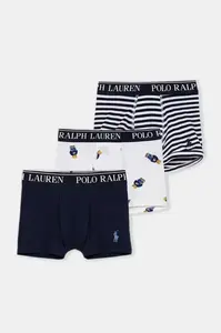 Polo Ralph Lauren  priliehavé boxerky detské bavlnené s elastanom 3-pak