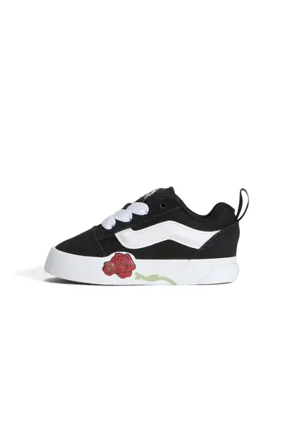 VANS Tenisky 'Knu Skool'  ohnivo červená / čierna / biela