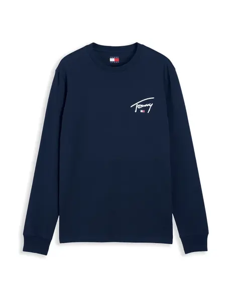 Tommy Jeans Tričko  námornícka modrá / červená / biela
