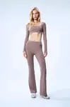 GOD SAVE QUEENS  legíny dámske HIGH-WAISTED BOOTCUT LEGGING