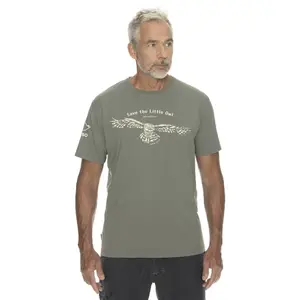Bushman Nadačné tričko ČSO kuvik, khaki S