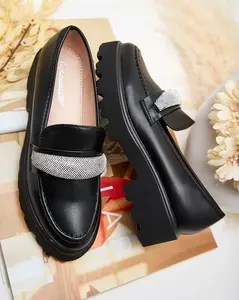 Resti Women's moccasins with zircons Emerne
