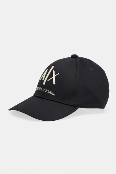 Armani Exchange bejzbalová čiapka pánska bavlnená