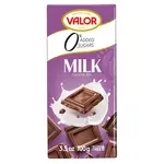 VALOR Mléčná čokoláda se sladidly bez přídavku cukrů 100 g