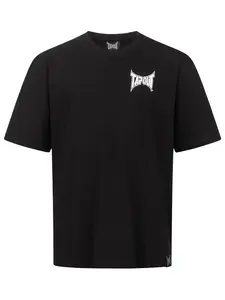 Tapout Tričko 'Creekside'  čierna / biela