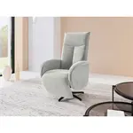 Sit & More RELAXAČNÍ KŘESLO, textil, světle šedá
