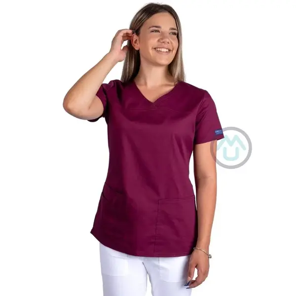 Pracovná blúza FIT - vínová 3XL