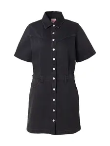 LEVI'S ® Kokteilové šaty  čierny denim
