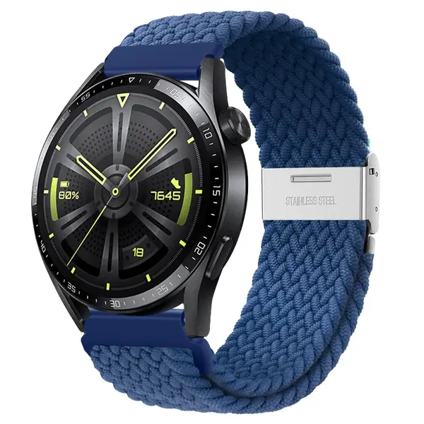 BStrap Elastic Nylon 2 remienok na Xiaomi Amazfit GTR 42mm, cold blue