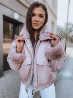 Dámská bunda OLIVIERA růžová Dstreet