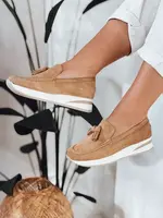 Dámské mokasíny na klínovém podpatku MOCCKO khaki