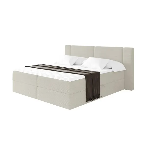 ALTDECOR POSTEL boxspring s matrací H3 - EVON - 120x200 cm Krémová