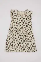 DEFACTO Baby Girl Patterned Sleeveless Dress