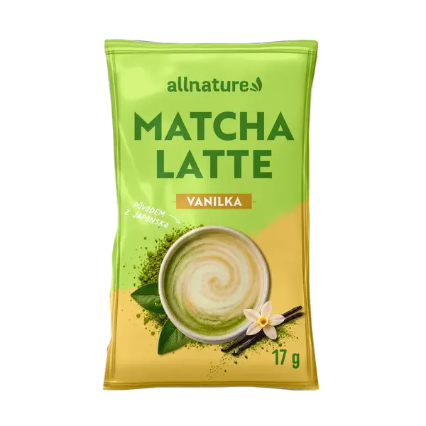 Allnature Matcha latte vanilka 17 g