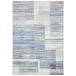Mazovia KOBEREC béžový krémový modrý - 200 x 300 cm