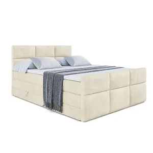 ALTDECOR POSTEL boxspring OHIO-Z KING – 160x200 – H3/H4 – béžová