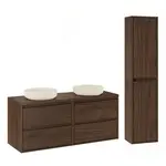 Petits-meubles KOUPELNOVÝ NÁBYTEK 120cm Edmé 2er-Set Dřevo