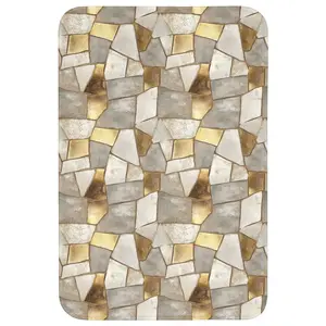 OnlyWow WC PŘEDLOŽKA Mozaika - Mramor - Zlato 60x90 cm