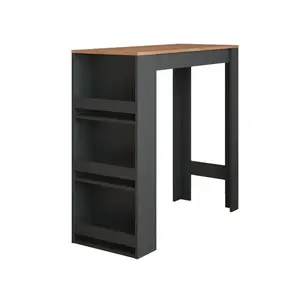 Vicco BAROVÝ STŮL Repose Antracit/zlatý dub 45 x 110 cm