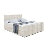 ALTDECOR AMERICKÁ postel EDITA-Z – 160 × 200 cm – H4 – ecru