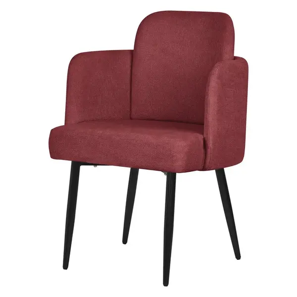 ML-DESIGN JÍDELNÍ ŽIDLE červená s látkovým potahem