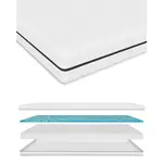Schlaftroll GELOVÁ MATRACE 180x200 H2/H3 – 15 cm – 7 zón – studená pěna – ergonomická a prodyšná