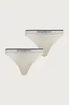 Emporio Armani Underwear  kalhotky dámské bavlněné s elastanem 2-pack