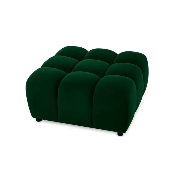 Kaiser Möbel MODULÁRNÍ TABURET Bolla, tkanina Bluvel, Zelená