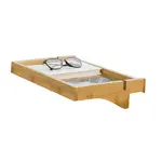 SoBuy POLIČKA K POSTELI Bambus 36x25x9cm Minimalistický