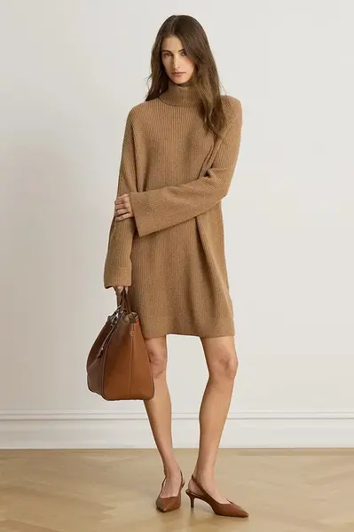 Lauren Ralph Lauren  svetrové šaty vlněné