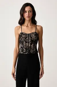 Guess  top dámský krajkový MONICA