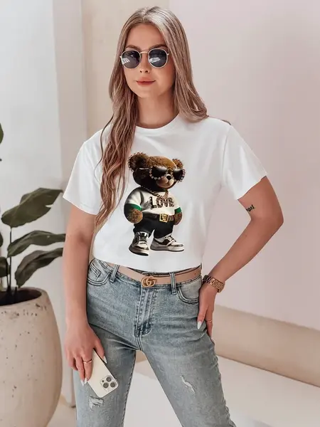Dámské tričko s medvídkem MISZELKA