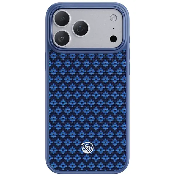 Benks Magnetic Armor Pro Armor Grid Kevlar obal Metal Frame, iPhone 17 Pro / 18 Pro, modrý